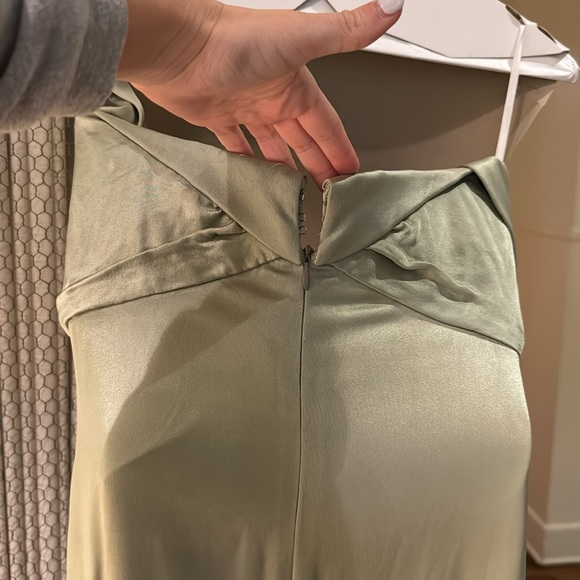 Iconic vintage Calvin Klein corset gown in green size 6 42IT - Picture 6 of 10